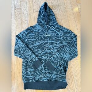 Women’s Small Gymshark black/Grey animal print hoodie